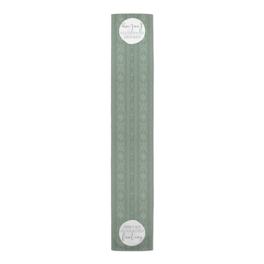 Home Is A Feeling Outdoor Table Runner